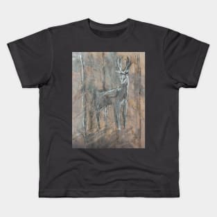 Deer in the mountains Kids T-Shirt